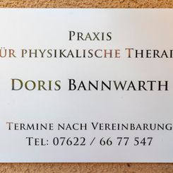 Praxis für Physiotherapie Schopfheim - Doris Bannwarth - Impressionen